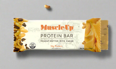 Peanut Butter with Cacao Nibs - Muscle Up Bars