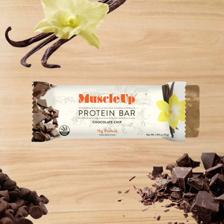Delicious Chocolate Chip Protein Bars - Muscle Up Bars
