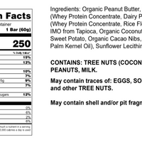 Peanut Butter with Cacao Nibs - Muscle Up Bars